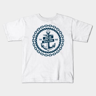 Old sailor 1883 Kids T-Shirt